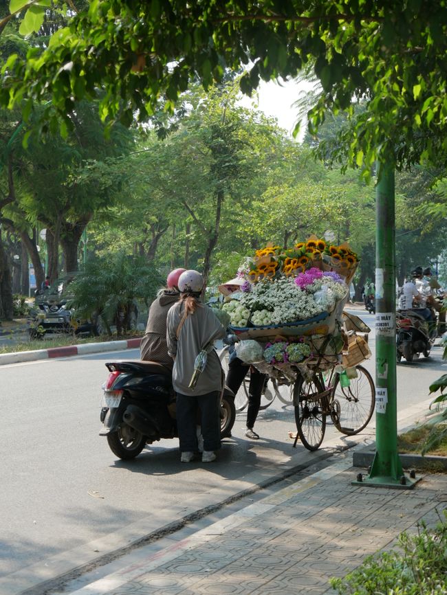 One last time on the road in Hanoi
