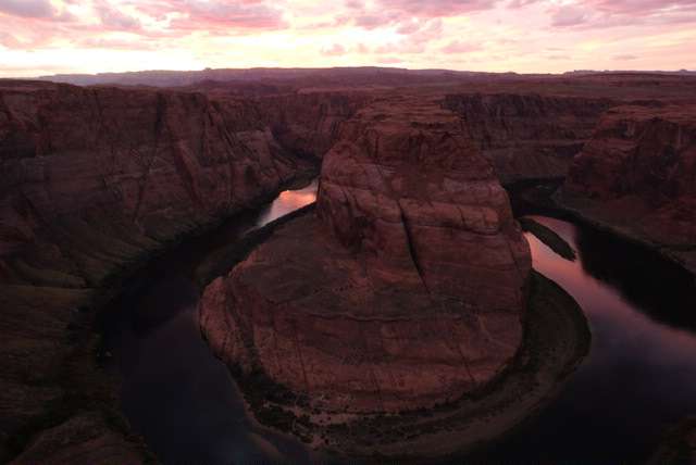Sunset at Horse Shoe Bend
