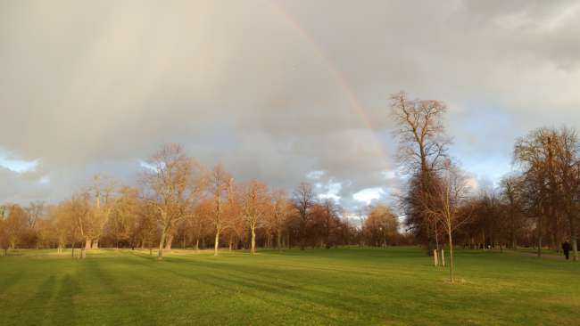 Regenbogen im Hyde Park