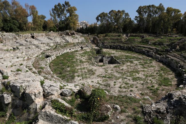 The amphitheater from the 3rd century AD
