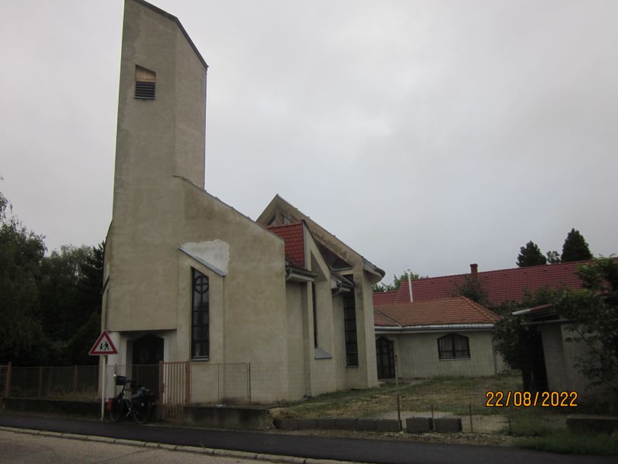 Exterior of Iza village church