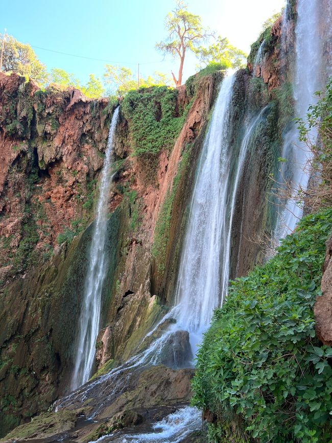 Impressive waterfalls in Ouzoud 🌊