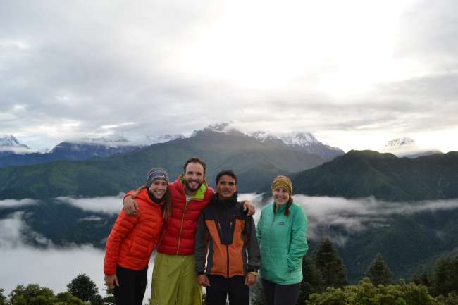 Annapurna (8000+) behind us