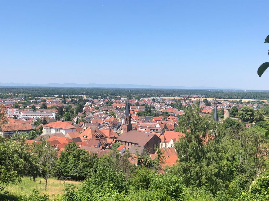 View from Kirchbergstraße to Weingarten