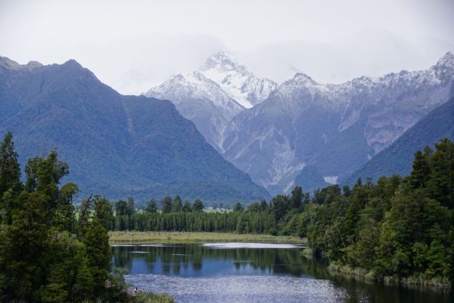 Lake Matheson mit Mount Tasman