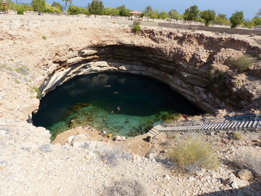 Oman Sink Hole and Wadis