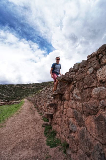 Fun in Inca ruins never ends