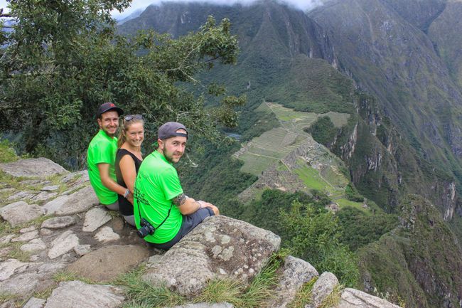 Peak photo on Wayna Picchu