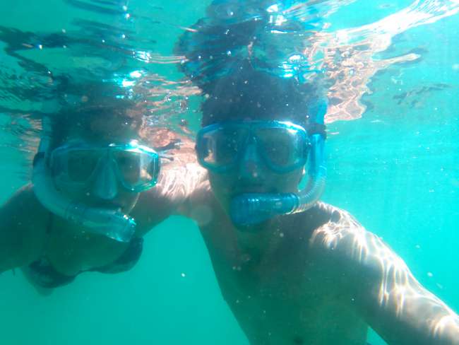 Snorkeling selfie