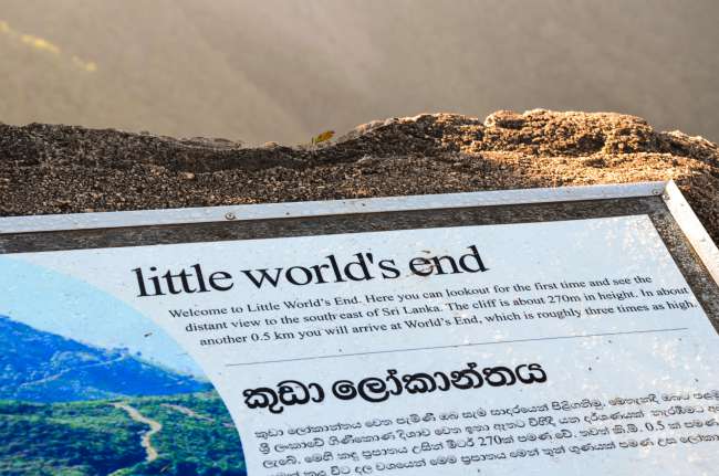 16.09.2016 - Sri Lanka, Horton Plains National Park (little world's end)
