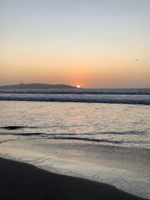 Sunset am Strand von La Serena