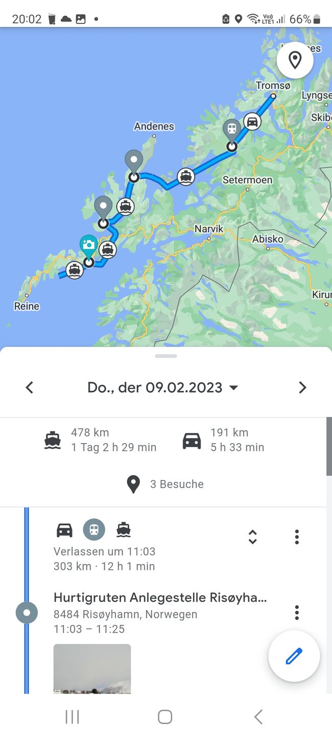 1-14 February 2023 Hurtigruten
Coast 9 February