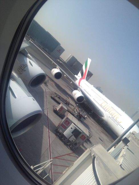 Blick aus A380 auf einen anderen A380