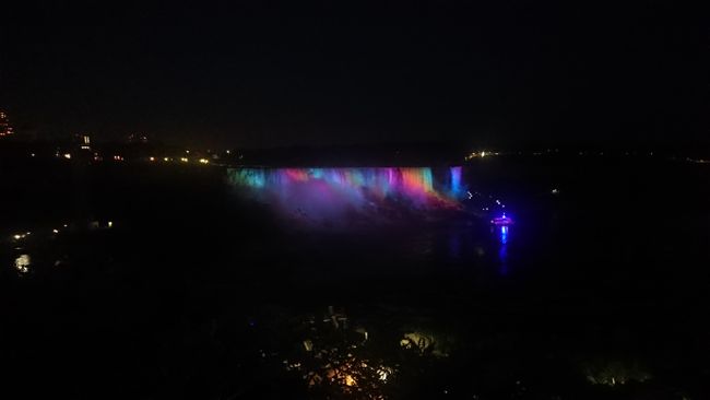 Illuminated Niagara Falls