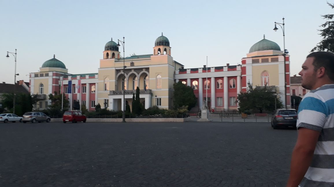 Das Rathaus in Mohacs.
