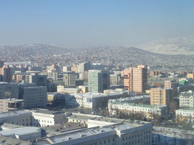View over the city of Ulan-Baatar