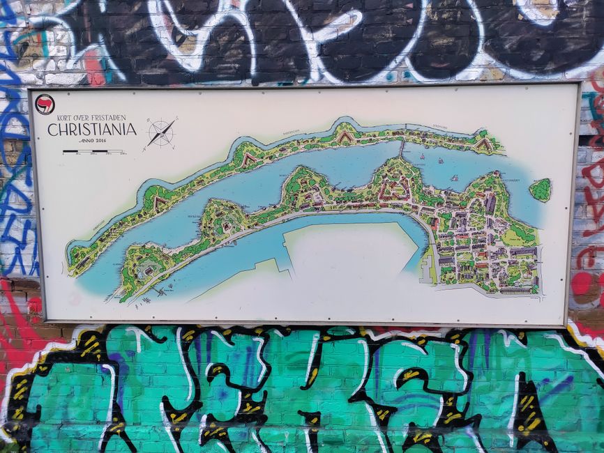 A map of Christiania
