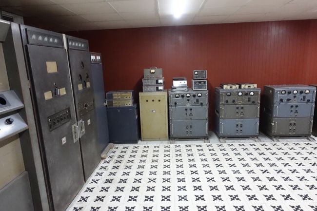 Radio receiver in the bunker