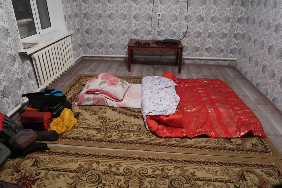 Ein echtes Uiguren-Bett