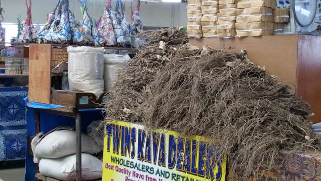Kava at the market