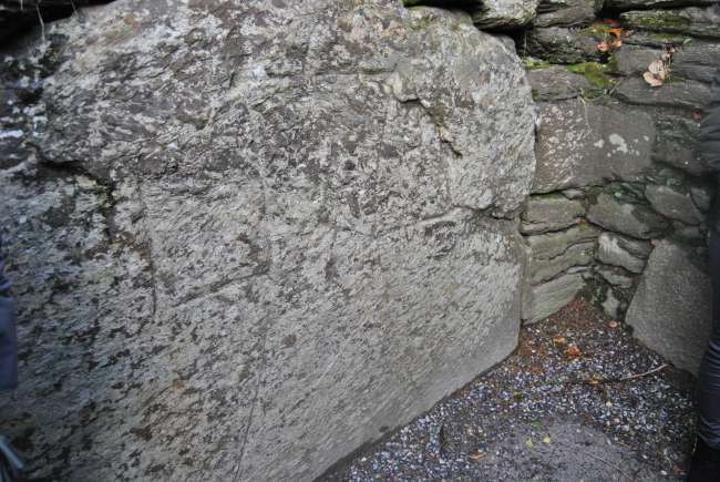 Holy entrance stone or something in Glendalough