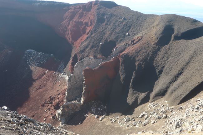 The Ngauruhoe volcano.