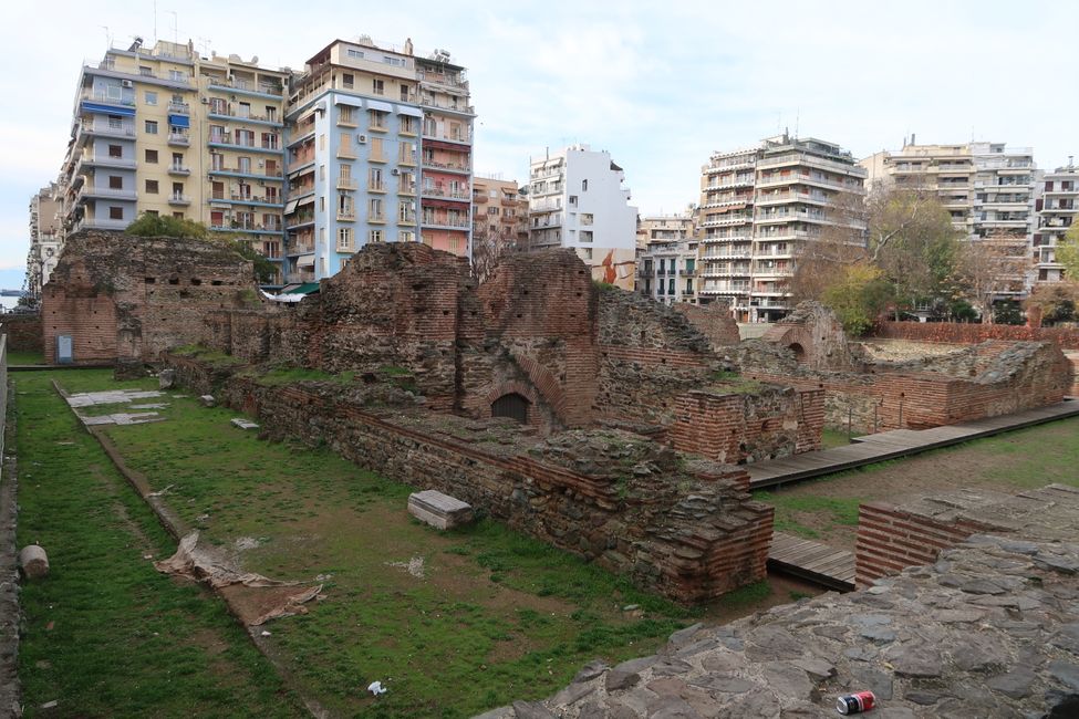 A few ruins and the Palace of Galerius