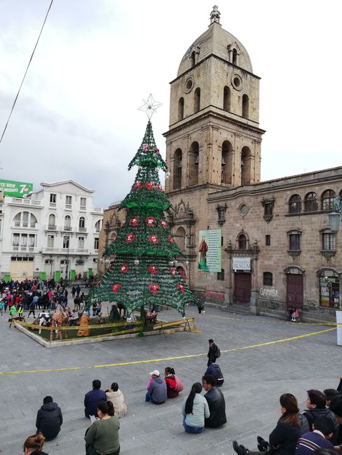 Weihnachtsstimmung in La Paz
