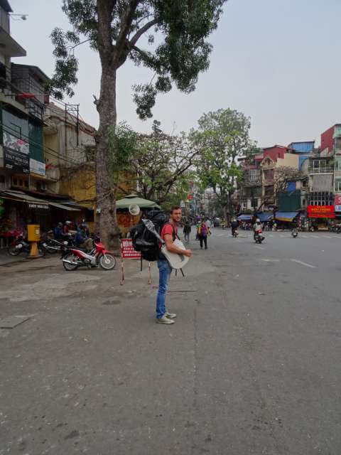 Typical street in Hanoi