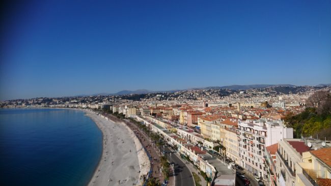 View over the marina of Nice