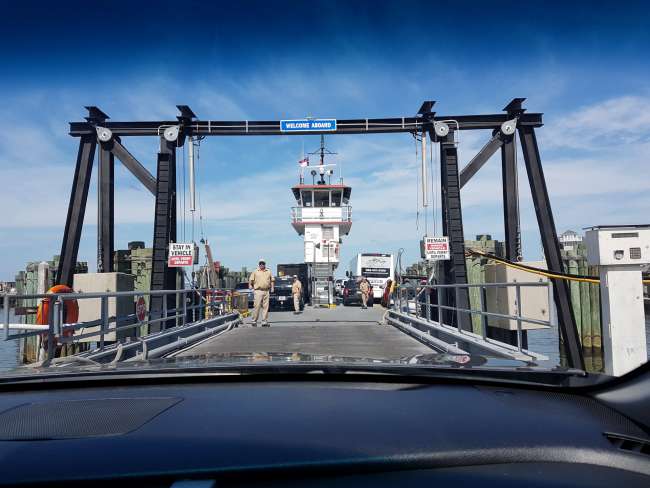 Continue by ferry to Ocracoke and Cedar Island. Next stop Charleston.....or not?
