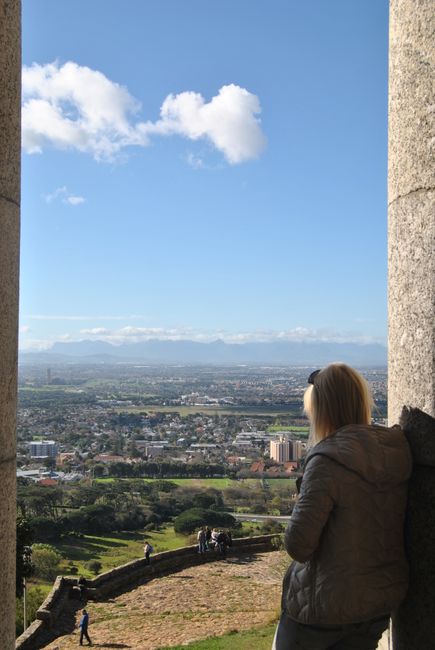 View of Cape Town from the Memorial