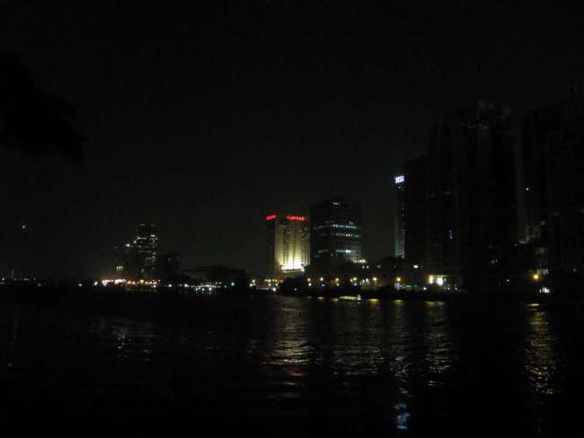 Blick auf den Nil von der Nilinsel Zamalek