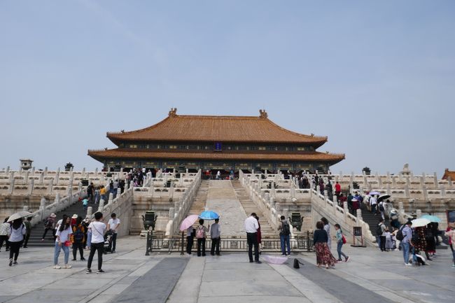 A small part of the huge Forbidden City in Beijing