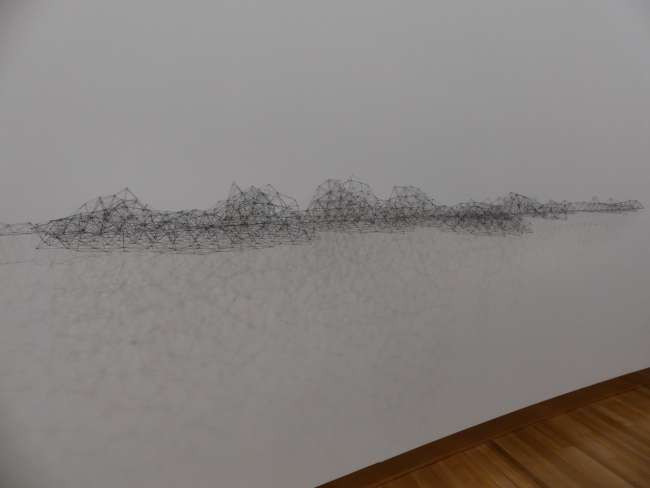 Artwork made of pencil leads - who comes up with something so unstable?