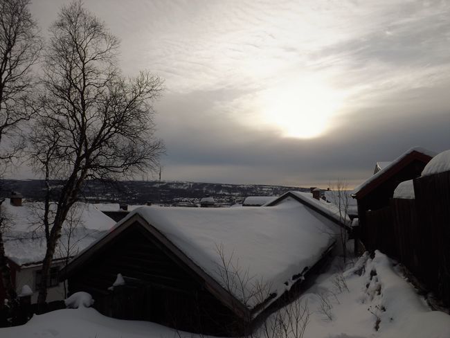 Above the roofs of Røros!