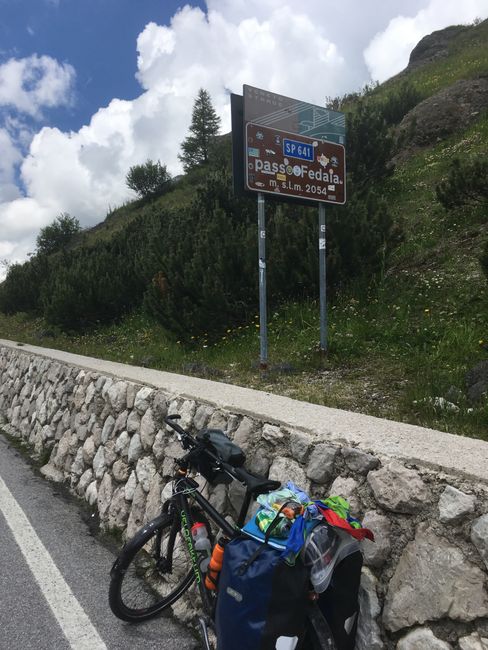 Detour Day 1: to Passo Fedaia at the foot of the Marmolada