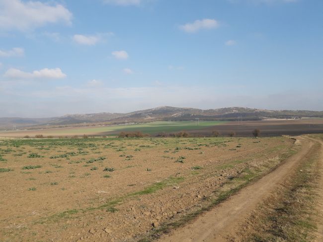 continuing through the Dobrogea plains