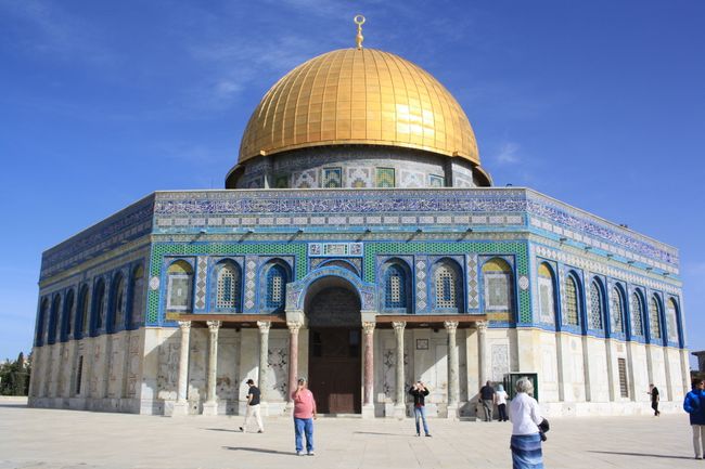 The Dome of the Rock on the Temple Mount