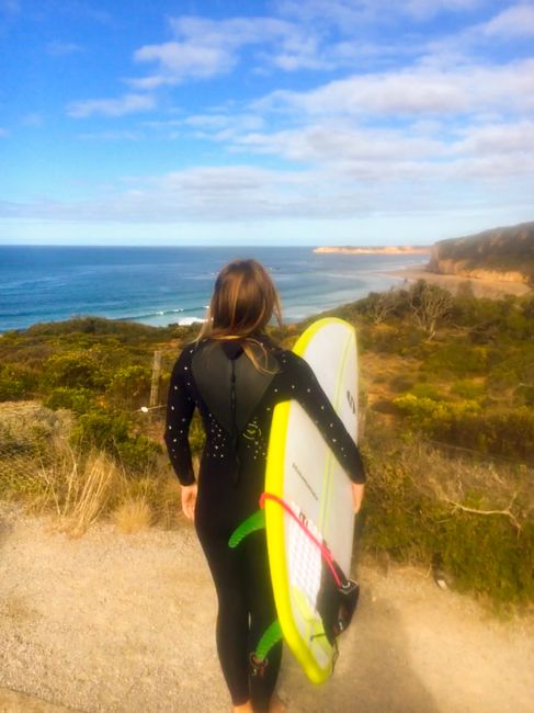 First Wave in Australia - the famous Bells Beach