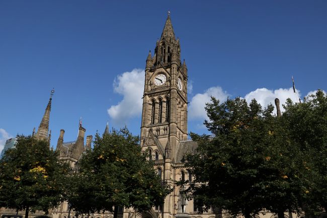 Das Rathaus von Manchester