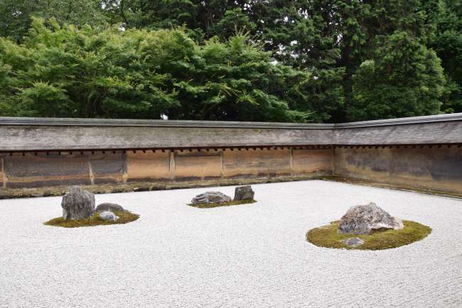 The Zen Garden in Ryoan-ji