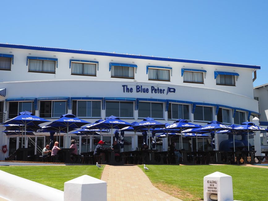 Blue Peter in Bloubergstrand