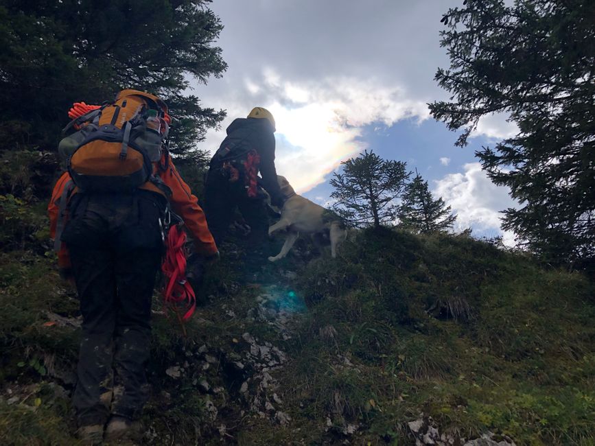 REDOG ist auch alpin im Einsatz