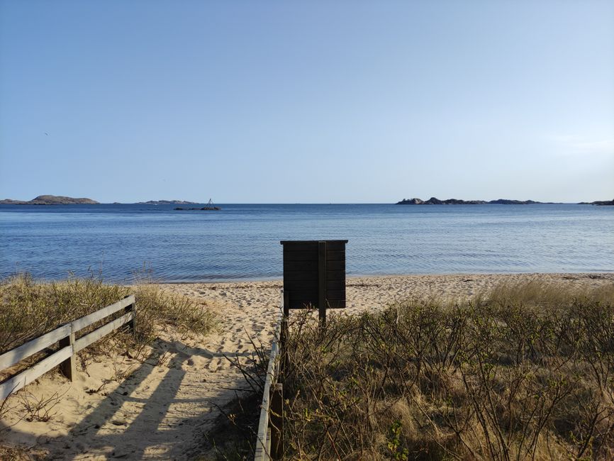 Beach 'Sjøsanden' in Mandal