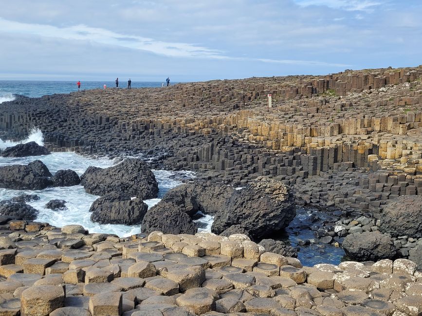 With the Ferry to Northern Ireland - Giants Causeway and Dunluce Castle