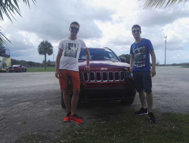 Rental Car and Everglades