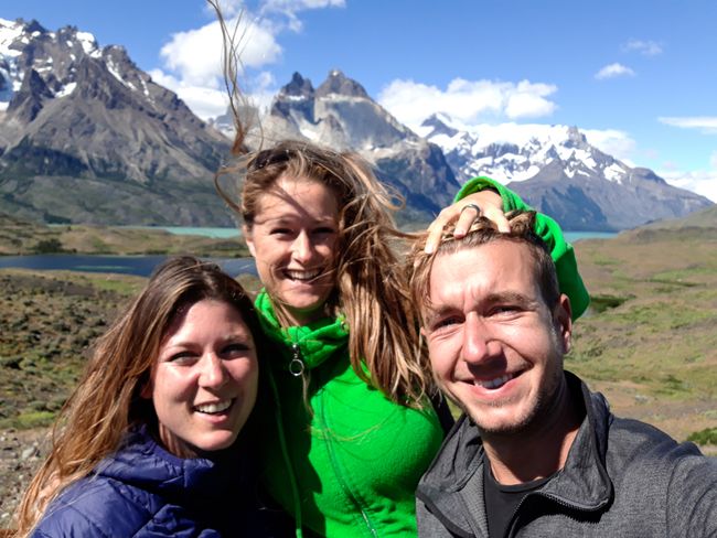 windiges Selfie unterwegs im Nationalpark
