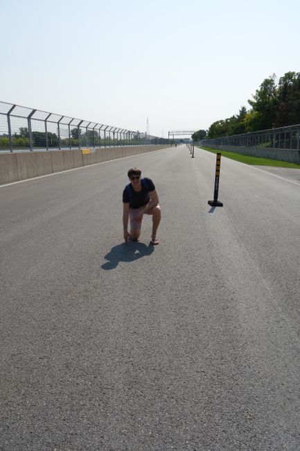 Rundgang auf dem Circuit Gilles Villeneuve in Montreal