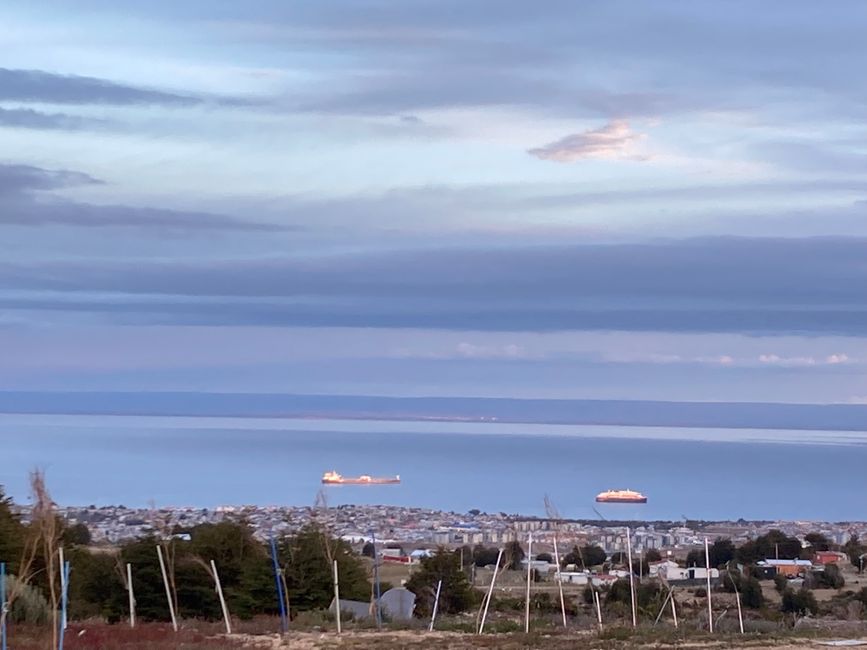 Oberhalb von Punta Arenas